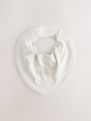 Neutral Cloud Baby Bibs 5 Pack - Image 4 of 7