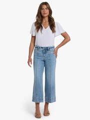 NYDJ Blue Teresa Wide Leg Ankle Jeans - Image 1 of 5