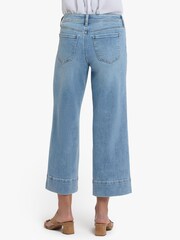NYDJ Blue Teresa Wide Leg Ankle Jeans - Image 2 of 5