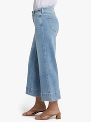 NYDJ Blue Teresa Wide Leg Ankle Jeans - Image 3 of 5