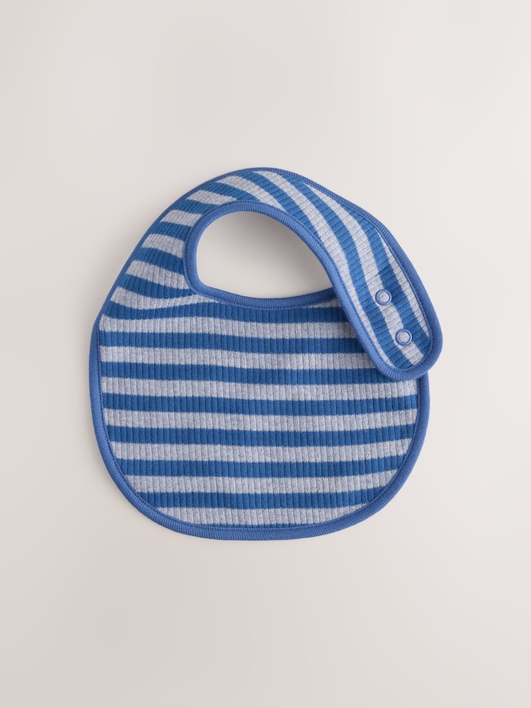 Blue Little Brother Baby Bibs 2 Pack - Image 2 of 5 Blue Little Brother Baby Bibs 2 Pack - Image 2 of 5