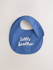 Blue Little Brother Baby Bibs 2 Pack - Image 3 of 5