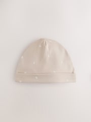 Neutral Baby Beanies 3 Pack (0-12mths) - Image 2 of 6