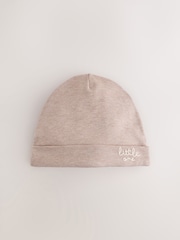 Neutral Baby Beanies 3 Pack (0-12mths) - Image 3 of 6