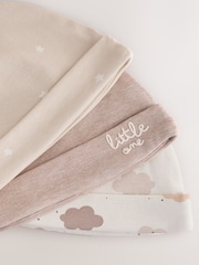 Neutral Baby Beanies 3 Pack (0-12mths) - Image 5 of 6
