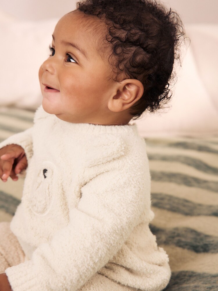 Neutral Bear Baby Knitted Jumper and Leggings Set (0mths-2yrs) - Image 3 of 3