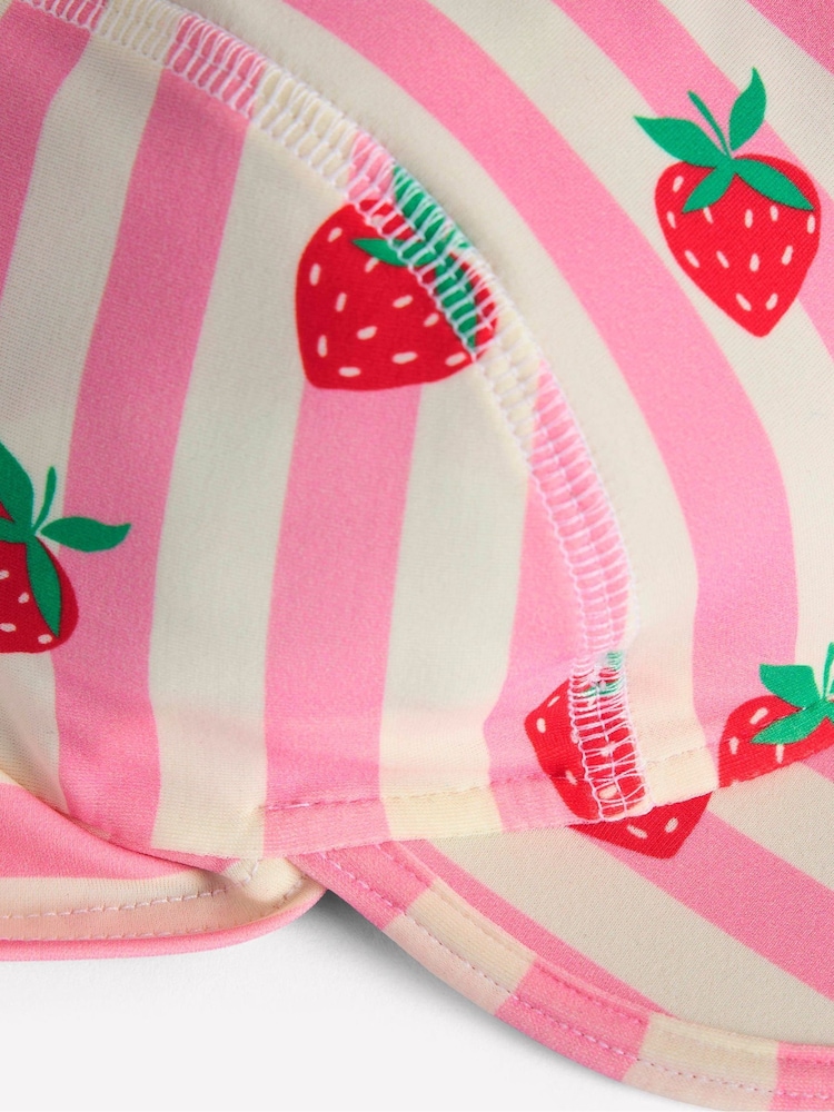 Boden Pink Fun Sun Safe Hat - Image 2 of 2