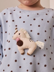 Ecru/Blue Rainbow Unicorn - Sada 2 mikin a legín (3měsíců-7let) - Obrázek 4 z 6