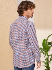Cotton Traders Red Signature Long Sleeve Oxford Shirt - Image 2 of 4