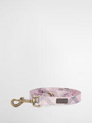 Barbour® Pink Tartan Printed Dog Lead - Image 1 of 2