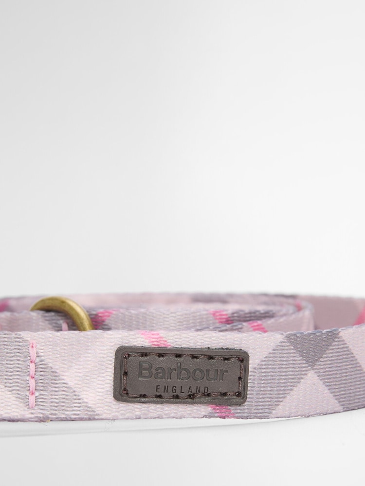 Barbour® Pink Tartan Printed Dog Lead - Image 2 of 2