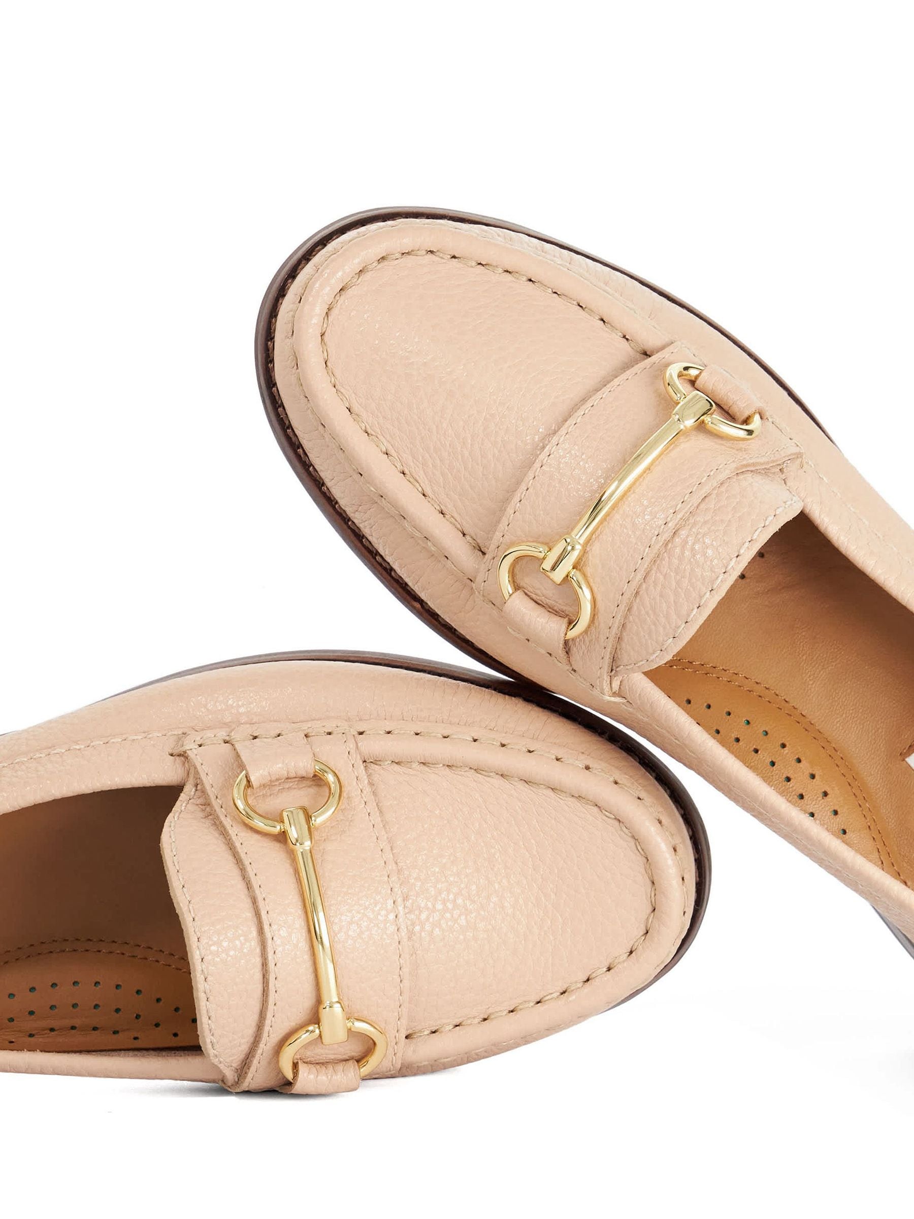Buy Dune London Pink Wide Fit Glenny Loafers from the Next UK