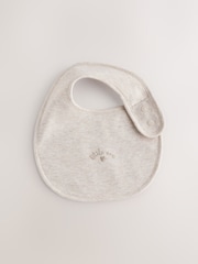 Neutral Bunny Baby Bibs 5 Pack - Image 4 of 8