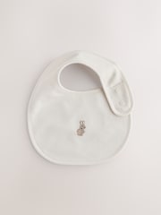 Neutral Bunny Baby Bibs 5 Pack - Image 6 of 8
