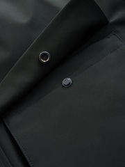 Green Showerproof Four Pocket Hooded Coat - Image 9 of 11