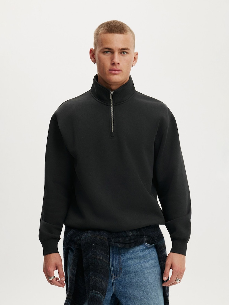 Cotton On 1/4 Zip Fleece - Imaginea 1 din 4