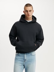 Cotton On Washed Black Box Fit Hoodie - Image 1 of 7