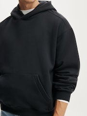 Cotton On Washed Black Box Fit Hoodie - Image 3 of 7