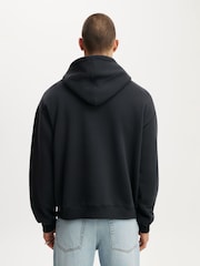 Cotton On Washed Black Box Fit Hoodie - Image 4 of 7