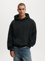 Cotton On Washed Black Box Fit Hoodie - Image 5 of 7