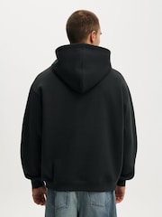 Cotton On Washed Black Box Fit Hoodie - Image 6 of 7