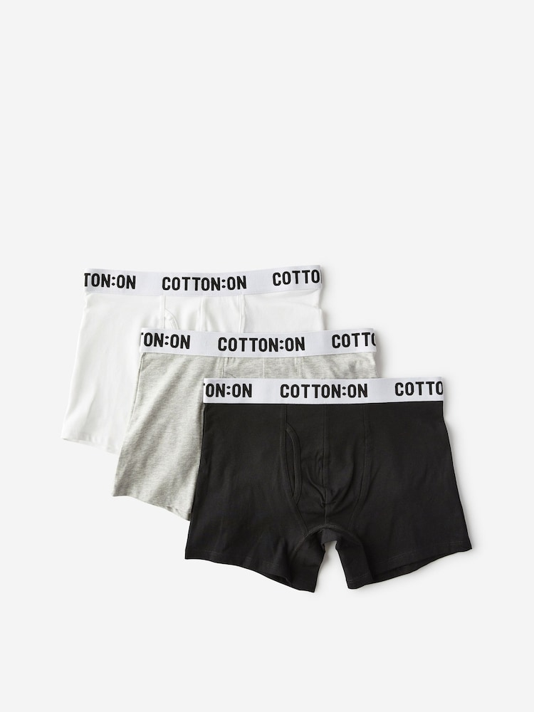 Cotton On White Trunks 3 Pack - Image 2 of 8
