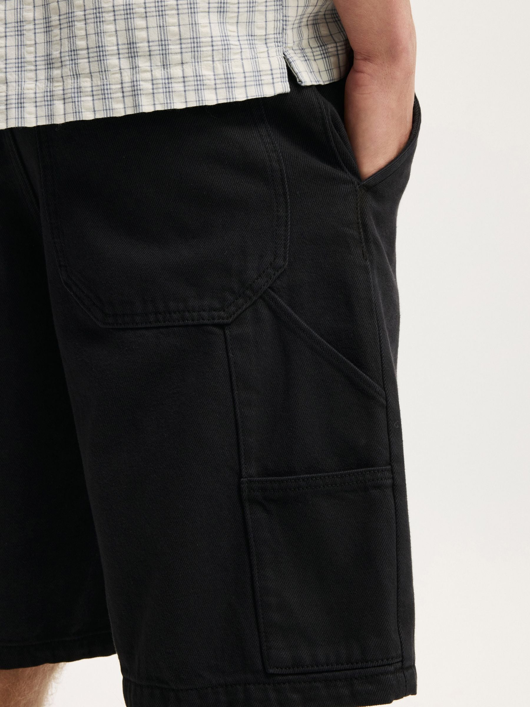 Buy Cotton On Black Baggy Worker Shorts from Next USA