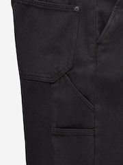 Cotton On Black Baggy Worker Shorts - Image 6 of 7