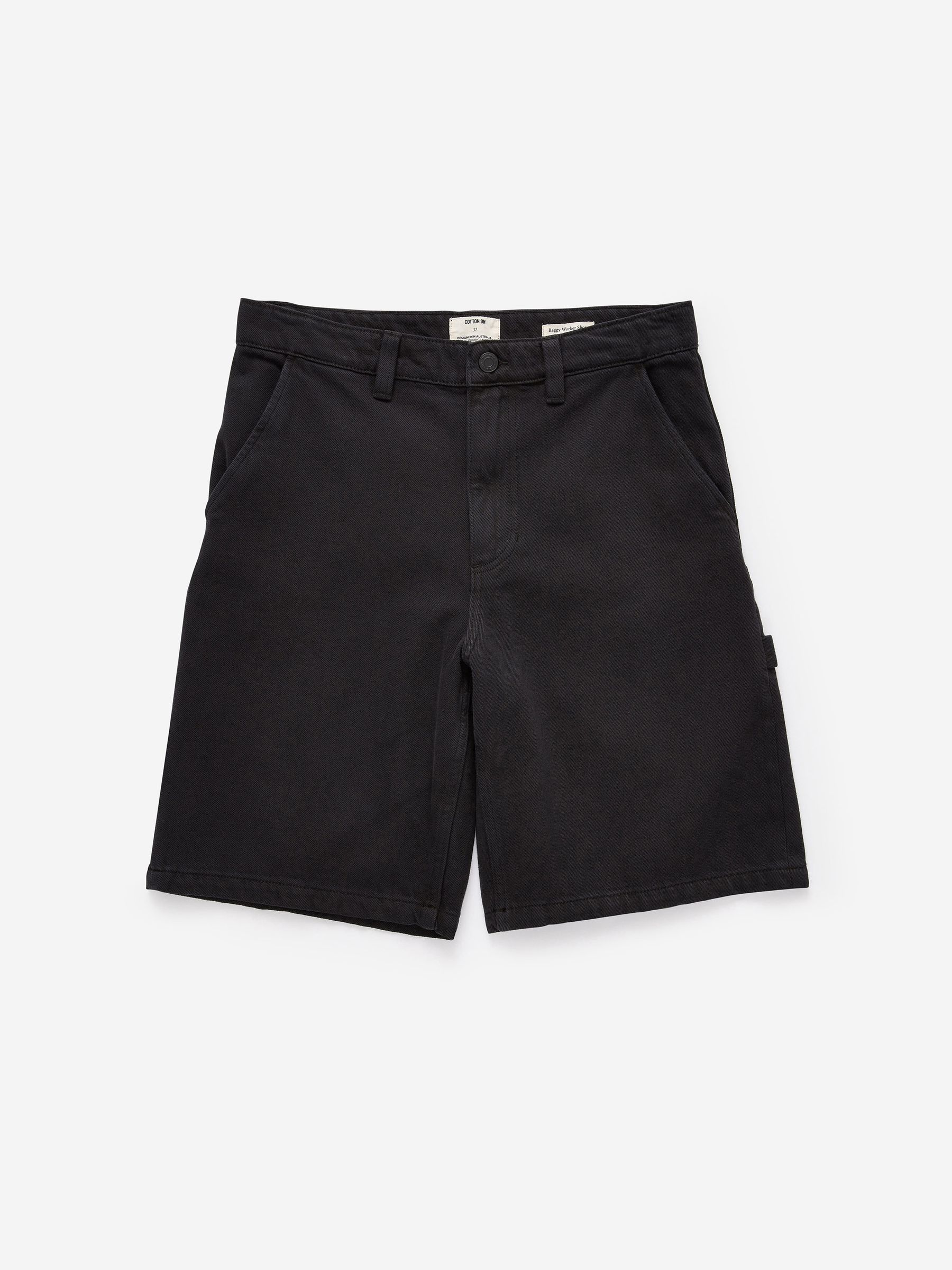 Buy Cotton On Black Baggy Worker Shorts from Next USA