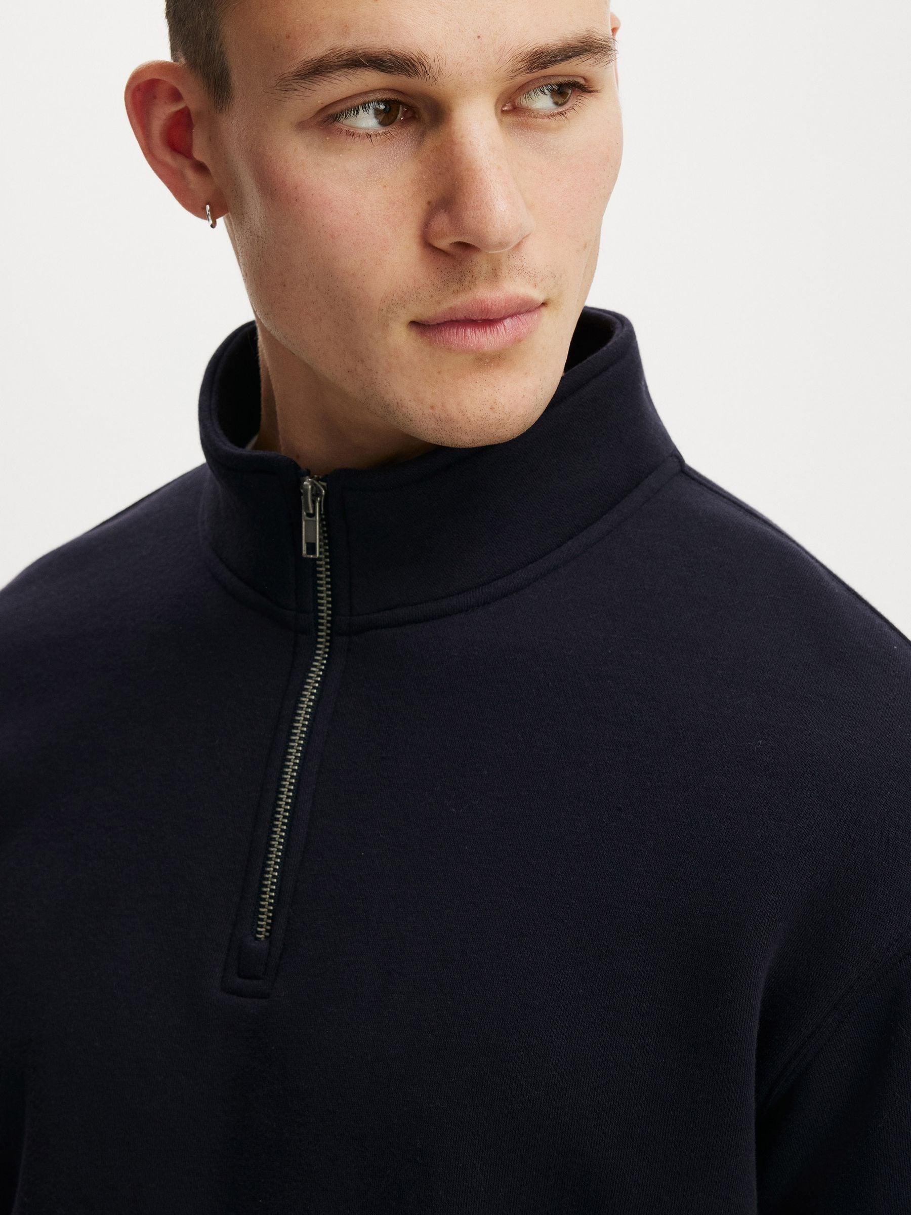 Buy Cotton On Blue 1/4 Zip Sweat Top from Next USA