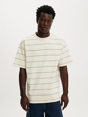 Cotton On Cream Box Fit T-Shirt - Image 1 of 7