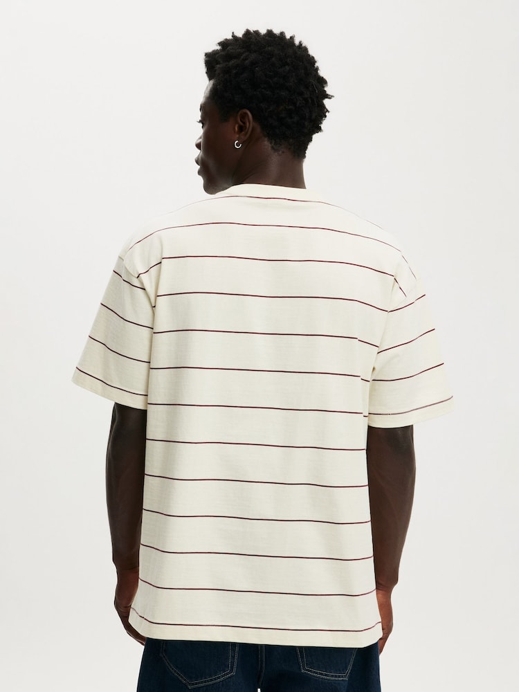 Cotton On Cream Box Fit T-Shirt - Image 2 of 7