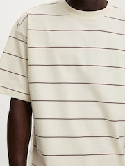 Cotton On Cream Box Fit T-Shirt - Image 4 of 7