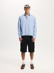 Cotton On Black Super Baggy Pleated Shorts - Image 7 of 8