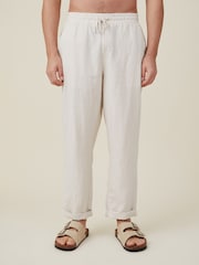 Cotton On Natural Linen Trousers - Image 1 of 8