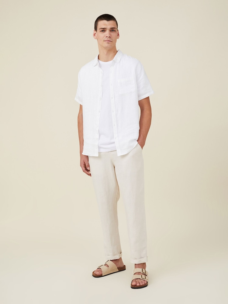 Cotton On Natural Linen Trousers - Image 2 of 8