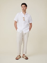 Cotton On Natural Linen Trousers - Image 5 of 8
