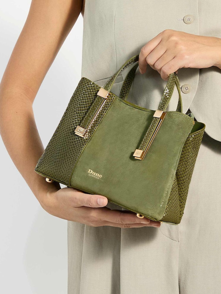 Dune London Black Dinkydorry Tote Bag - Image 1 of 5