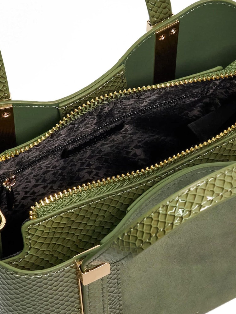 Dune London Black Dinkydorry Tote Bag - Image 5 of 5