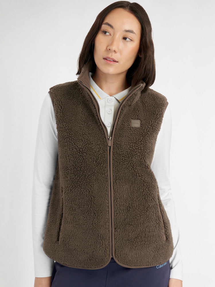 Calvin Klein Golf Eira Bonded Fleece Gilet - រូបភាព 1 នៃ 9