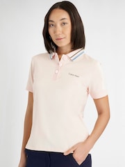 Calvin Klein Golf Pink Lumi Polo Shirt - Image 1 of 8