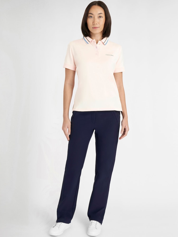 Calvin Klein Golf Pink Lumi Polo Shirt - Image 2 of 8