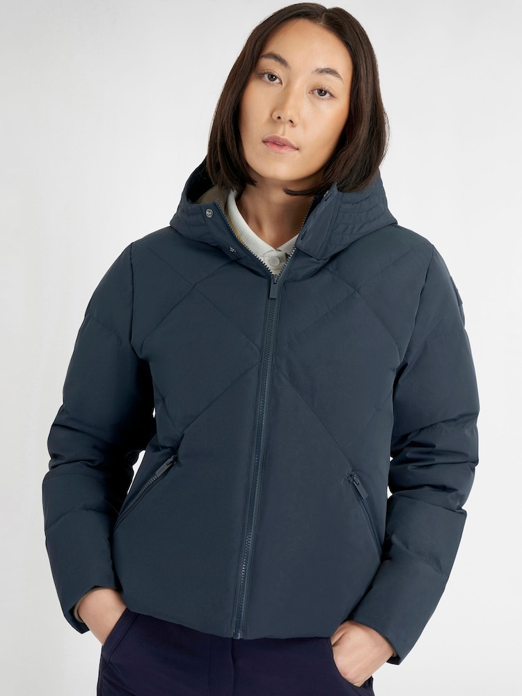 Calvin Klein Golf Blue Olivia Down Puffer Jacket - Image 1 of 10 Calvin Klein Golf Blue Olivia Down Puffer Jacket - Image 1 of 10