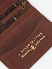 Barbour® Brown Colwell Leather Billfold Wallet - Image 3 of 5