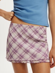 Cotton On Purple Molly Mini Skirt - Image 4 of 4
