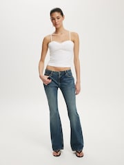 Cotton On White Bow Cotton Cami Blouse - Image 4 of 5