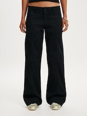 Cotton On Black Lexi Low Rise Utility Trousers - Image 3 of 5