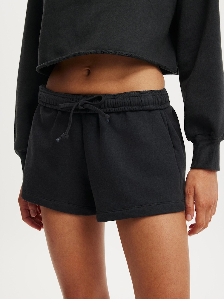 Cotton On Grey Cropped Fleece Jumper - Image 6 of 6