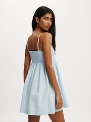 Cotton On Blue Eliza Babydoll Dress - Image 3 of 4
