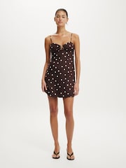 Cotton On Brown Luxe Linen Strappy Dress - Image 3 of 4